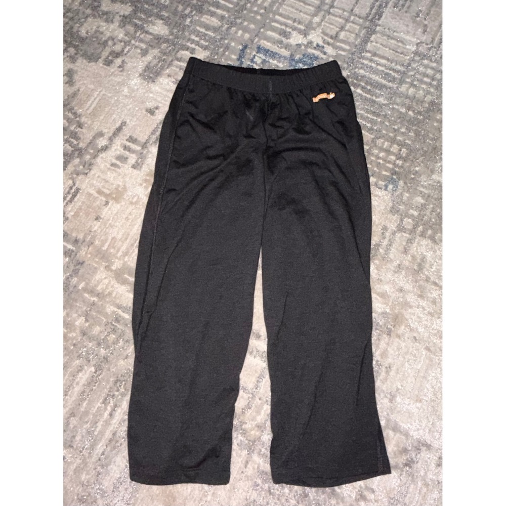 Lavawool Women Black Merino Wool Blend Base Layer Capri Pants Size S